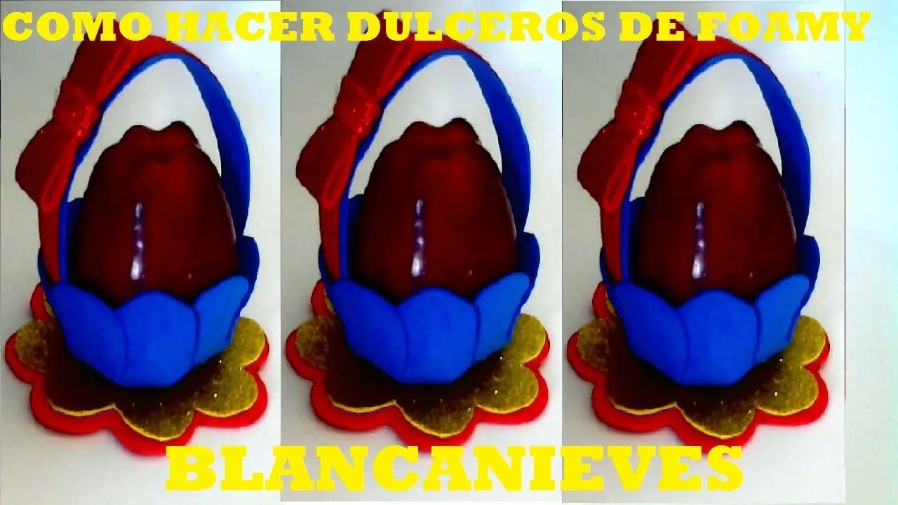 DIY.COMO HACER DULCERO CANASTITA DE BLANCANIEVES - YouTube