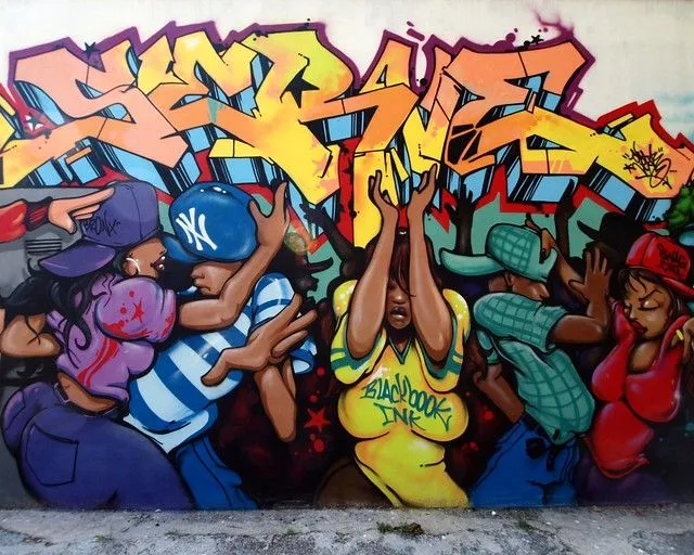 DJ DANCE Graffiti Mural, Soundview, Bronx, New York City | Flickr ...