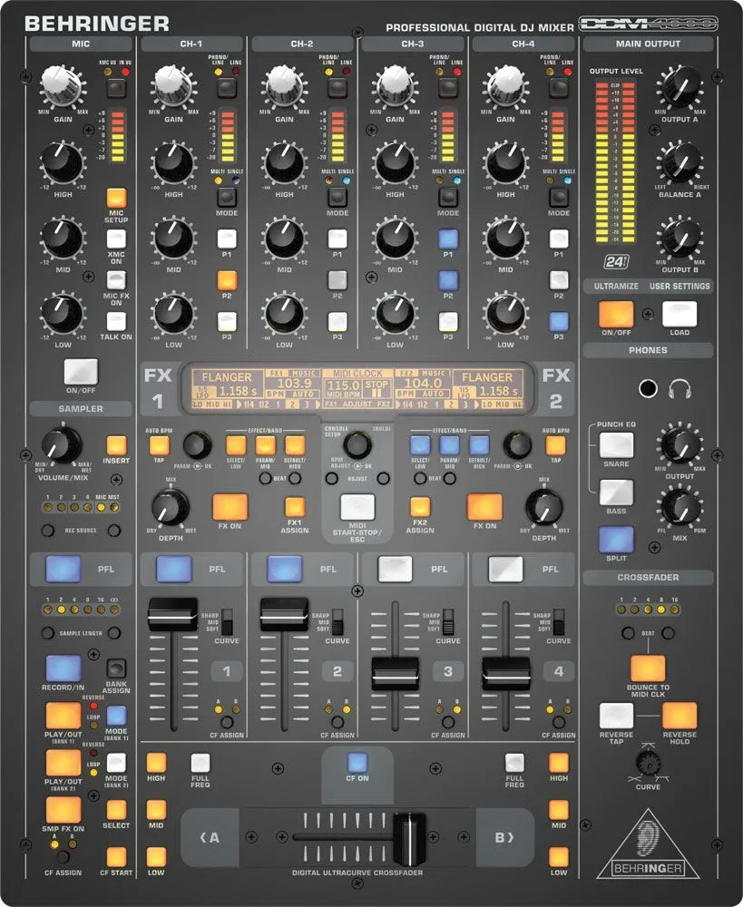  ... DJ Digital Pro Mixer Professionel Lyd » DJ Mixere » Små 3/4/5