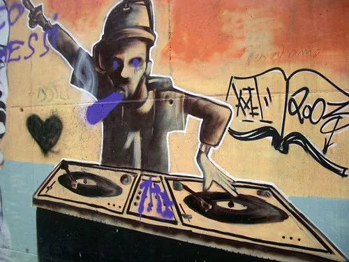 Dj graffiti, barcelona | Flickr - Photo Sharing!