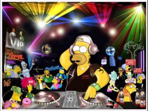 DJ Homer Simpsons Start The Party - YouTube