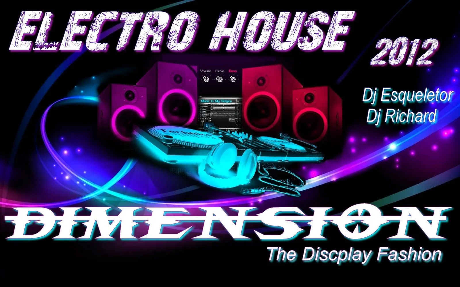 DJ RICHARD "LA ENVIDIA DE TODOS": ELECTRO HOUSE 2012 DIMENSION THE ...