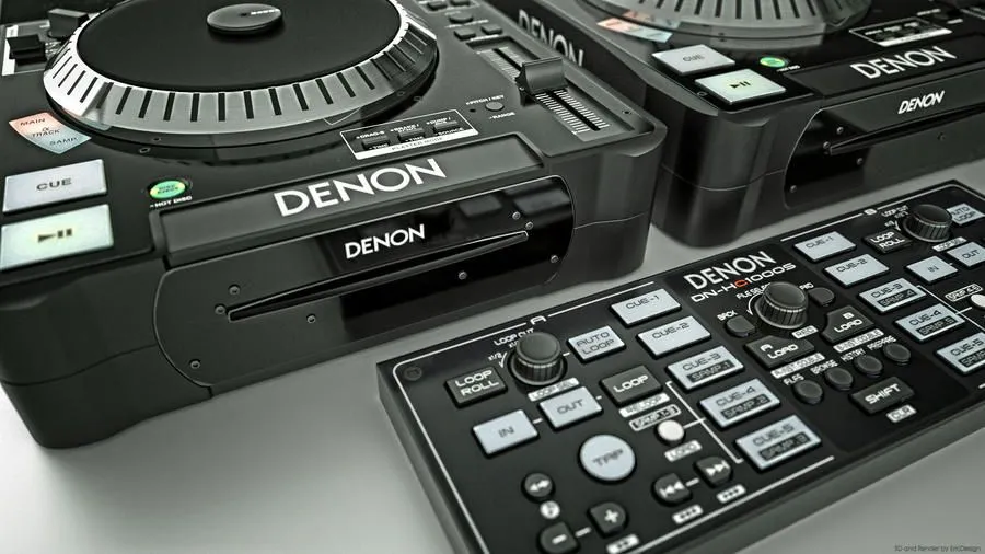 dj series denon 3D HD by 3DEricDesign on deviantART