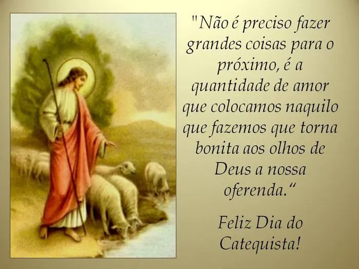 Dia do Catequista Imagem 1 | Dia do catequista, Oração do catequista,  Catequista