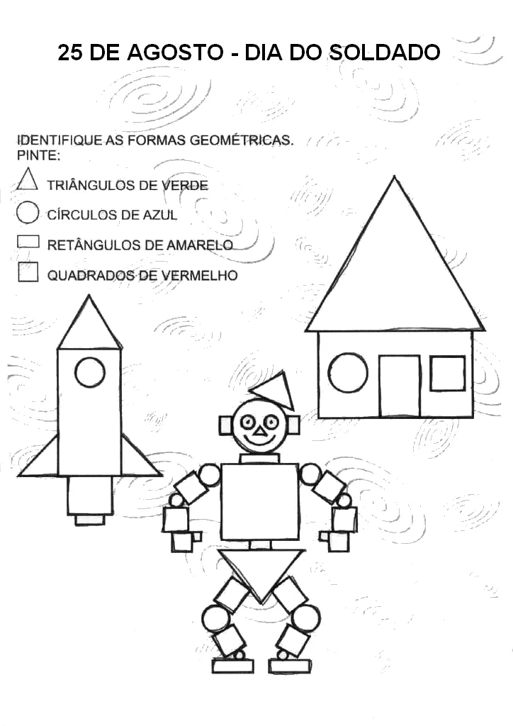 DIA DO SOLDADO 50 ATIVIDADES E DESENHOS COLORIR | PORTAL ESCOLA