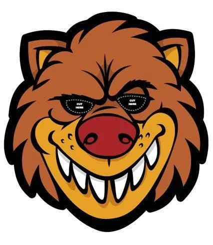 Doce máscaras de Halloween para imprimir