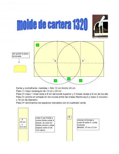 Documento Molde de bolso. Disfrutenlo. - grupos.emagister.com