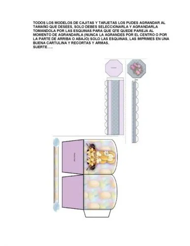 Moldes para tarjetas - Imagui