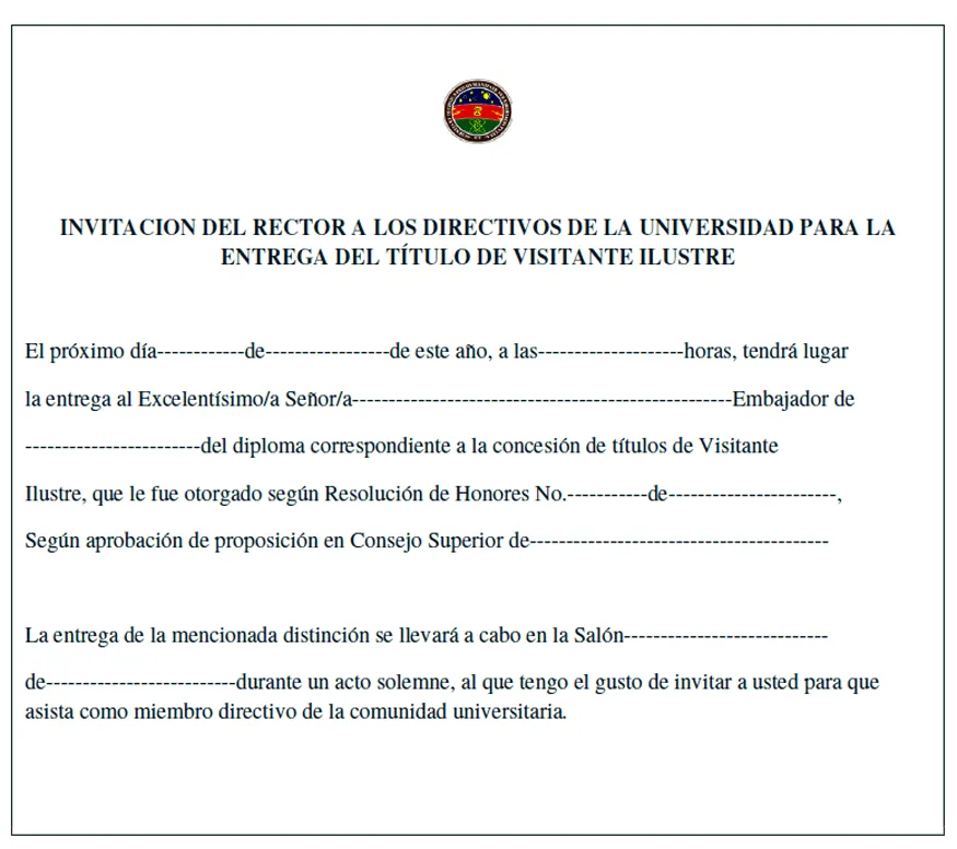 Documentos modelo de cartas, invitaciones, saluda, planos de mesa ...