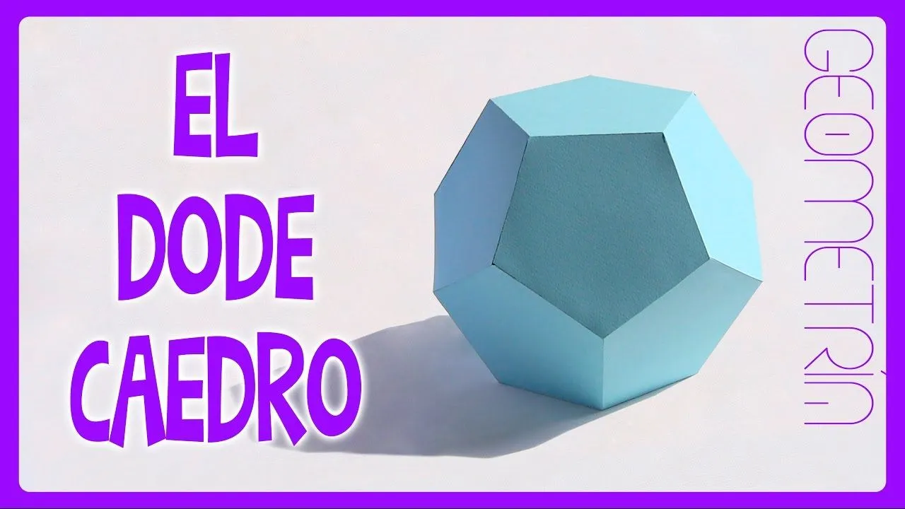 Como hacer un dodecaedro, paso a paso - YouTube