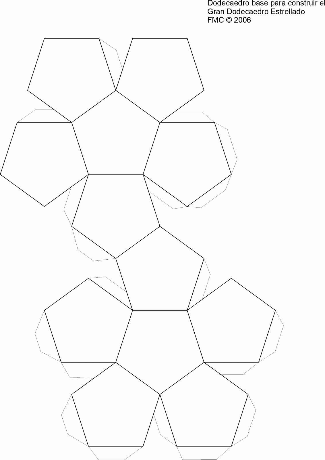 Dodecaedro Para Recortar Y Armar Ajilbabcom Portal | Figuras geometricas para  armar, Dodecaedro, Buhos para colorear