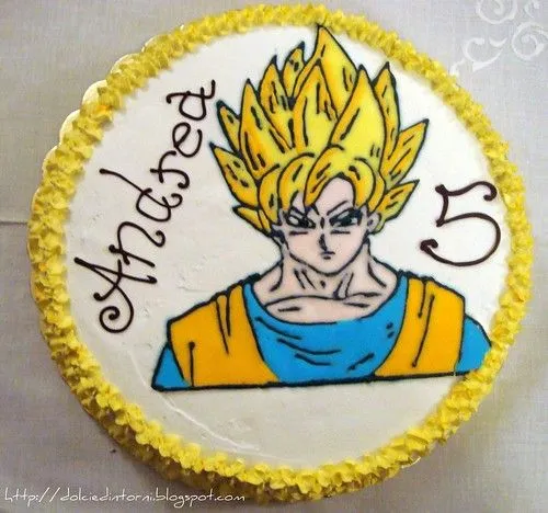 Dolci & Dintorni: Torta Goku Super Sayan