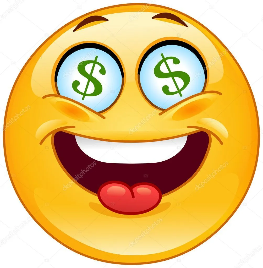 Dollar emoticon | Stock Vector © Yael Weiss #3473284