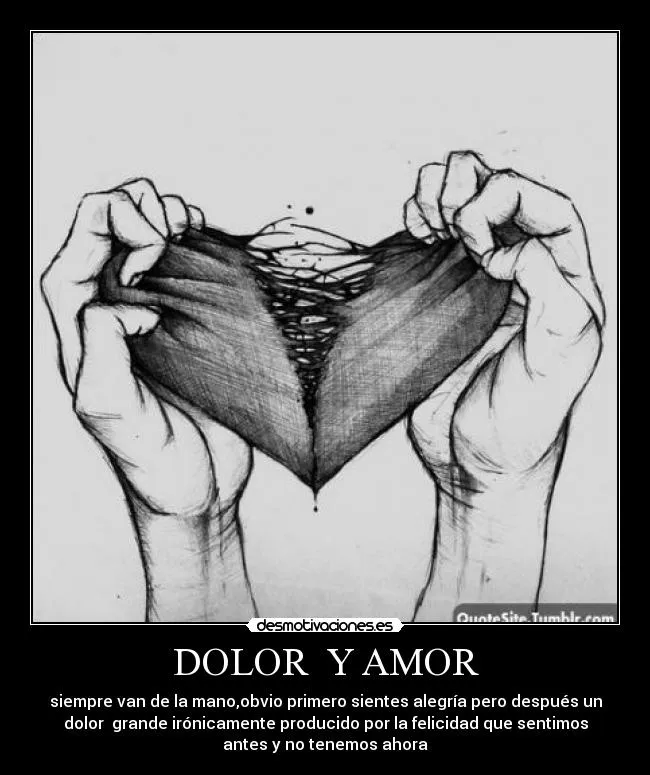 DOLOR Y AMOR | Desmotivaciones