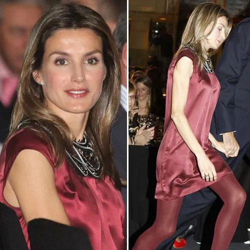 Doña Letizia 'colorea' la noche de los jóvenes empresarios