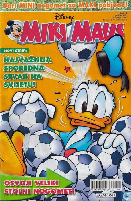 Donald Duck, Mickey Mouse, Miki Maus (tijdschrift) (Kroatisch ...