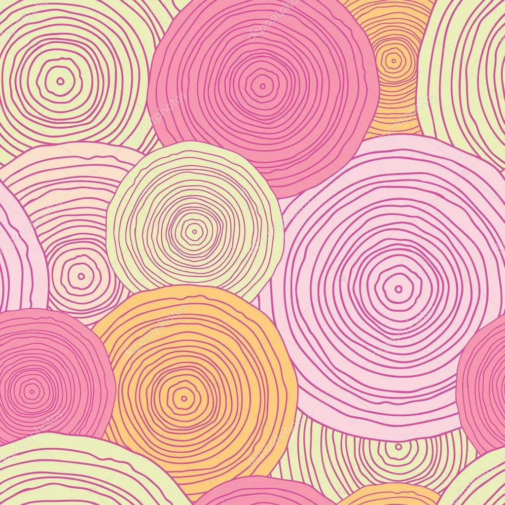 Doodle círculo textura perfecta de fondo — Vector stock ...