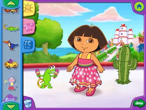 Dora Dress-Up Adventures! HD 1.1 App for iPad, iPhone - Games ...