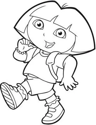 Dora La Exploradora Dibujos Para Colorear E Imprimir ...