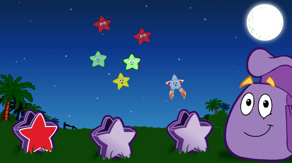 Dora la exploradora y las estrellas de colores - Juegos