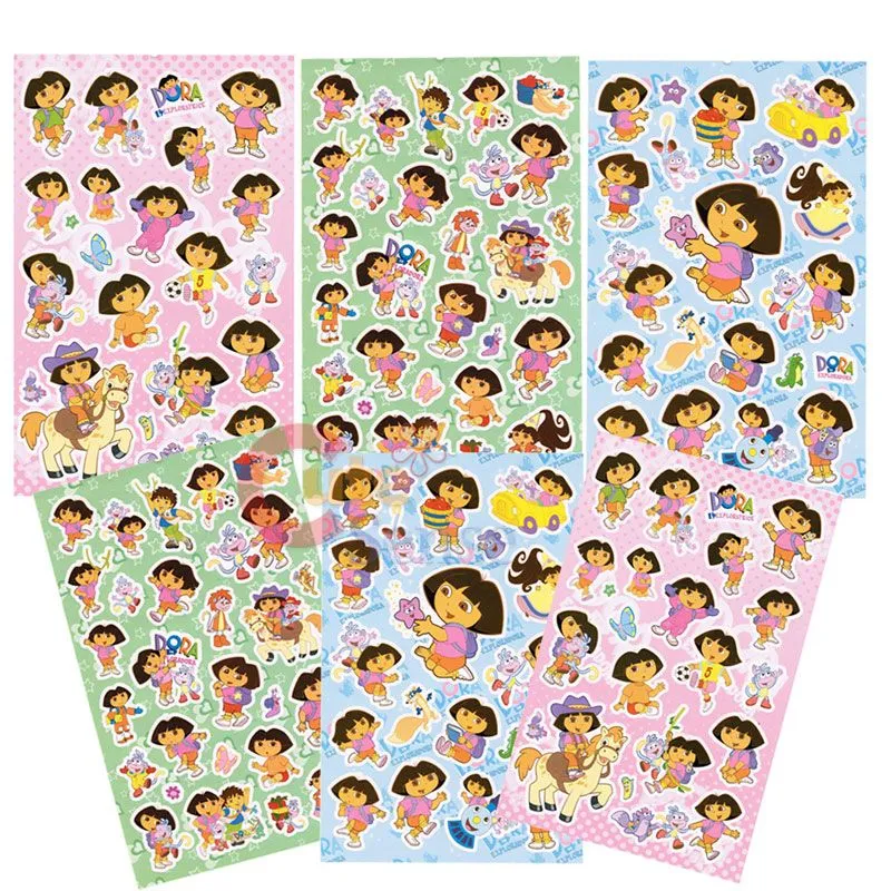 Dora The Explore Dora Collectable Stickers Book 136pc Pre Cut ...