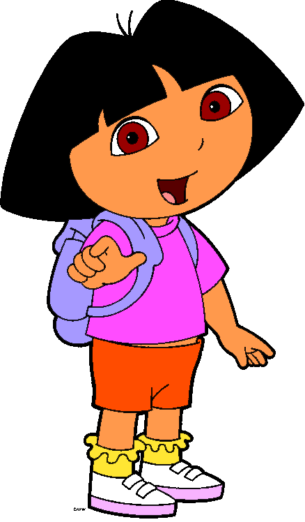 Dora The Explorer Clipart - Cartoon Characters Images - Disney ...