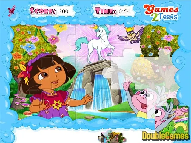 Dora the Explorer: Jolly Jigsaw Online Game