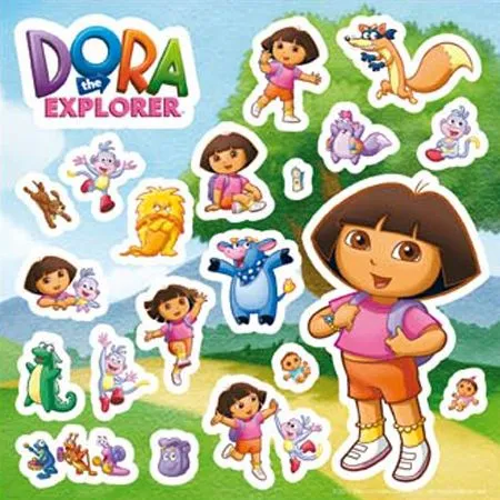 Dora The Explorer Stickers - All Four Kits Only