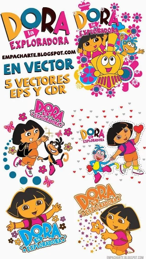 dora the explorer vector free 5 dora the explorer vectors in ...