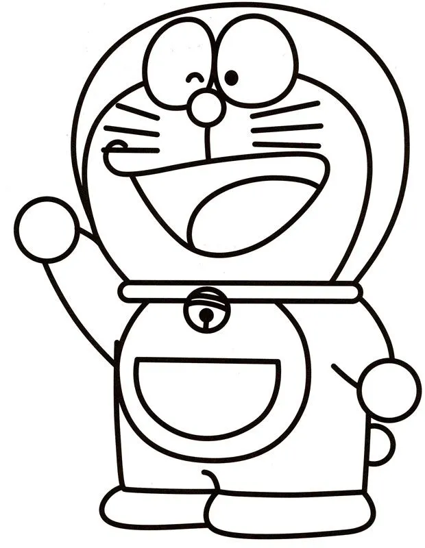 Doraemon para Colorear | Dibujos para Colorear Infantil