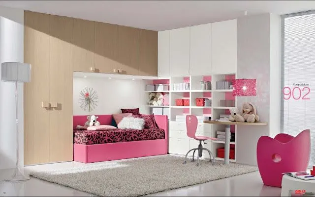 DORMITORIO FUCSIA ROSADO PARA NIÑAS Y JOVENCITAS CONVERTIBLE A ...