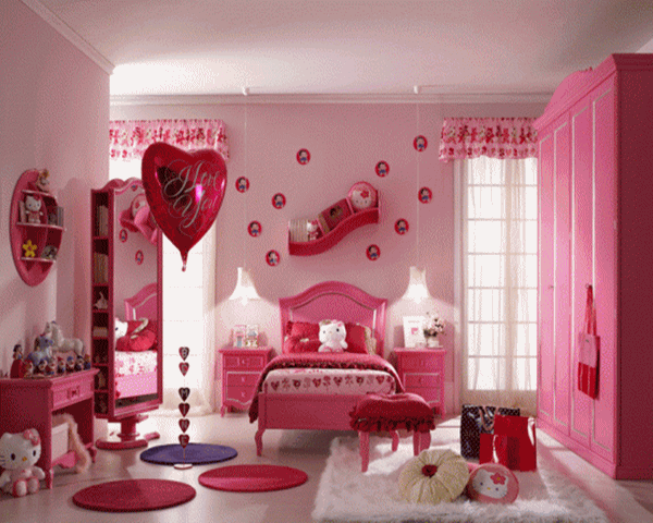 DORMITORIO HELLO KITTY EN DIA DE SAN VALENTIN | Dormitorios: Fotos ...