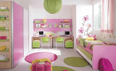 dormitorio-muebles-rosa-niña- ...