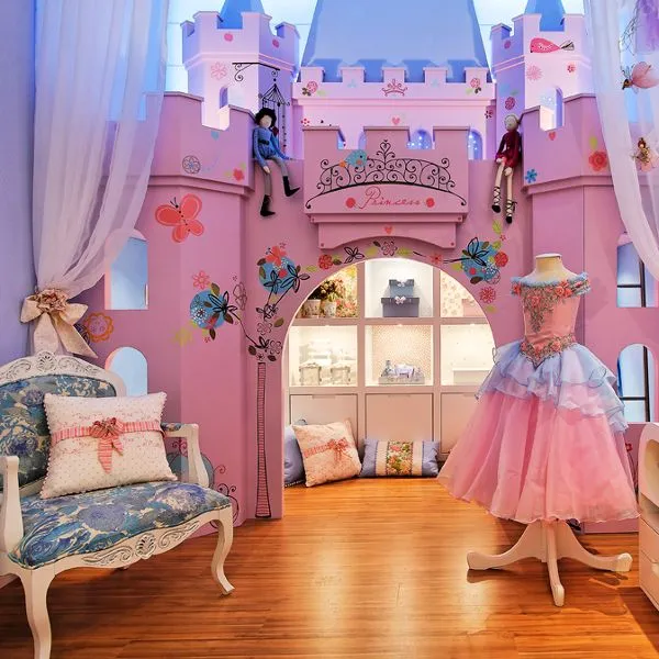 DORMITORIO DE NIÑA CON CASTILLO DE PRINCESA : Dormitorios: Fotos ...