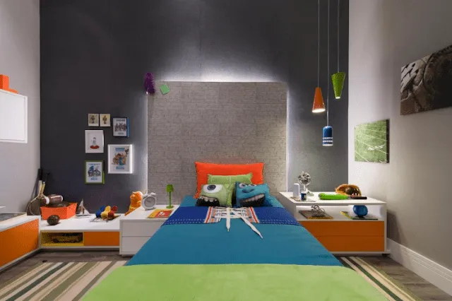 Dormitorio para Niño inspirado en Monsters University - Suite do ...