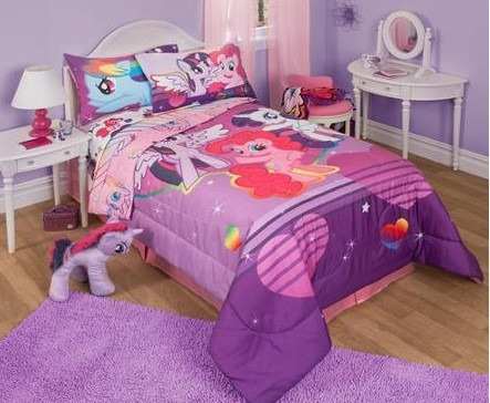 Dormitorios infantiles decorados con Mi Pequeño Pony - Dormitorios ...