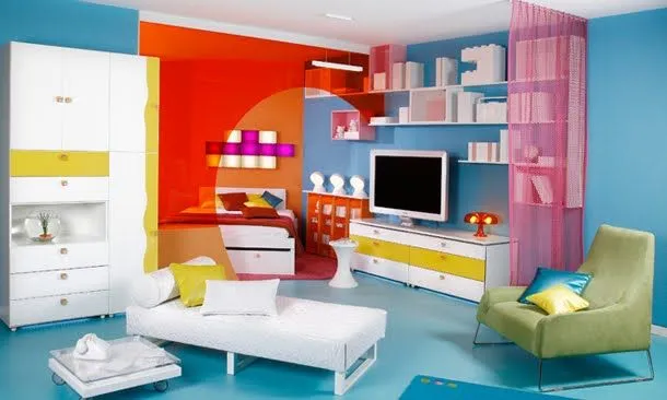 Dormitorios infantiles: Habitación está llena de vitalidad ...