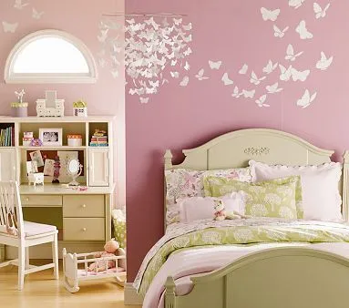 DORMITORIOS CON MARIPOSAS IDEAS PARA DECORAR EL CUARTO DE UNA NIÑA ...