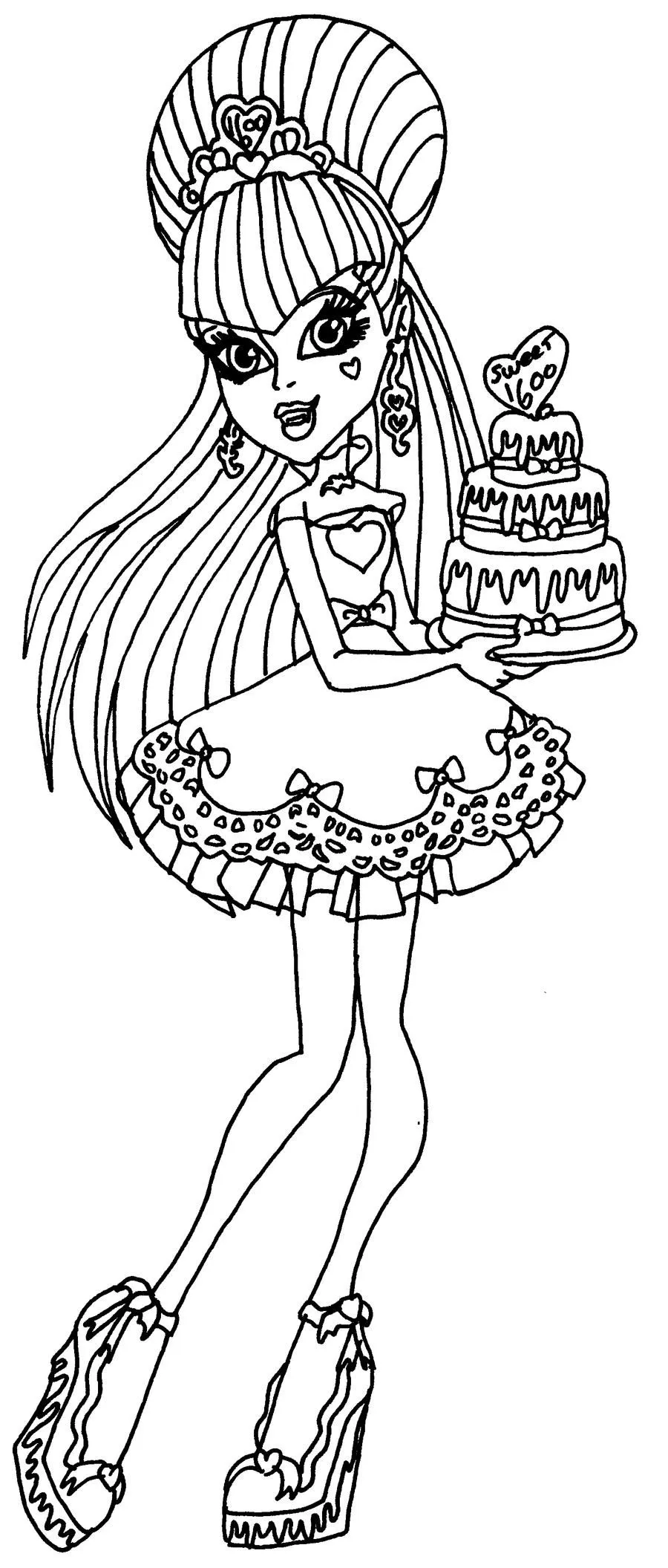 Draculaura Coloring Sheets Crokky Coloring Pages