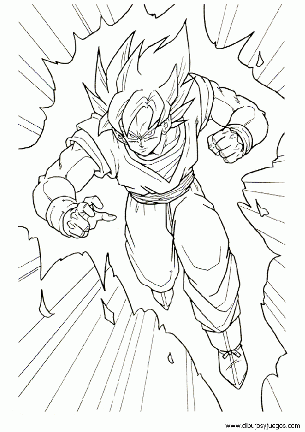 dragon-ball-z-012 | Dibujos y juegos, para pintar y colorear