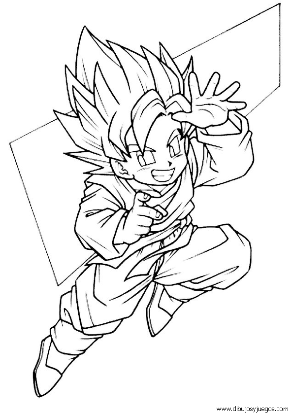 dragon-ball-z-023 | Dibujos y juegos, para pintar y colorear