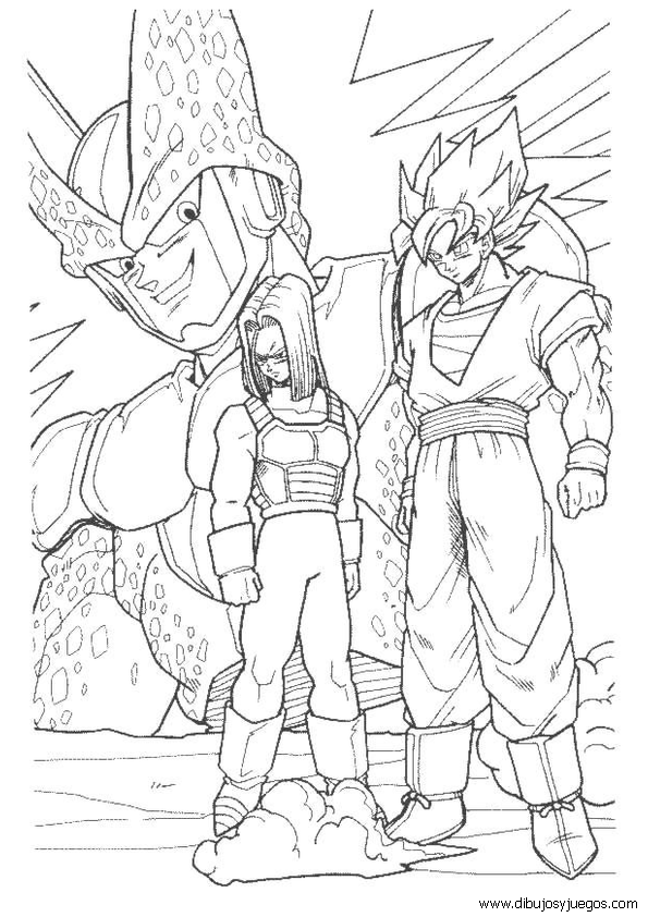 dragon-ball-z-045 | Dibujos y juegos, para pintar y colorear