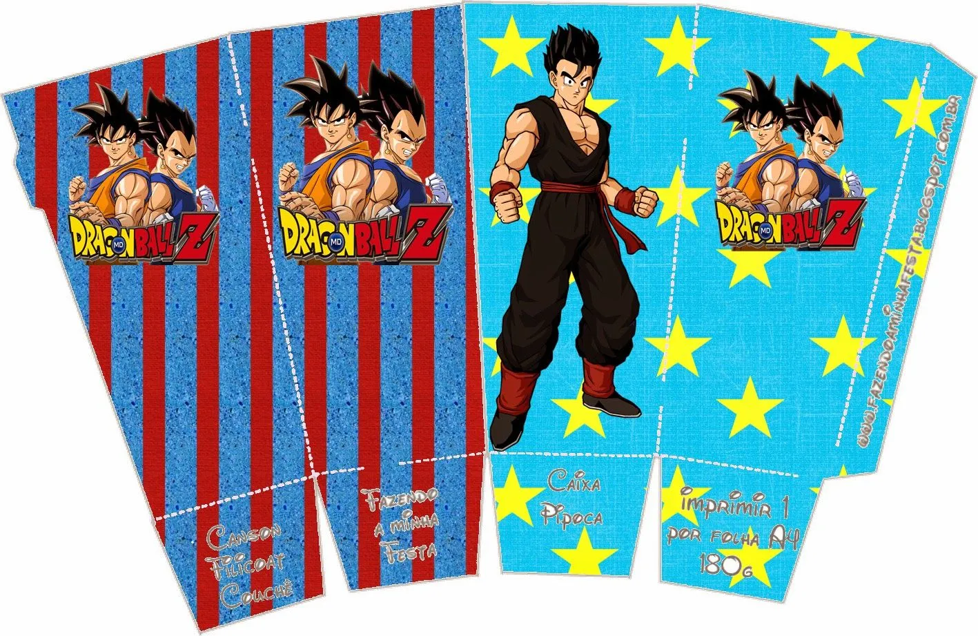 Dragon Ball Z: Cajas para Imprimir Gratis. | Ideas y material ...