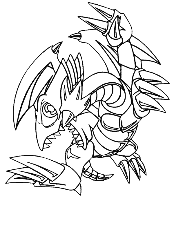 dragon blanco Colouring Pages