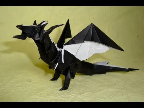 como hacer un dragon de origami?