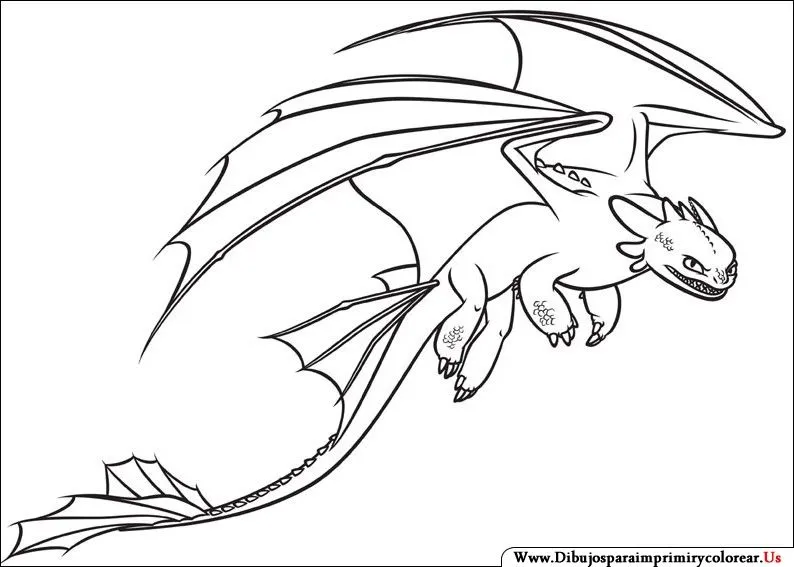 Dragones de berk para colorear - Imagui