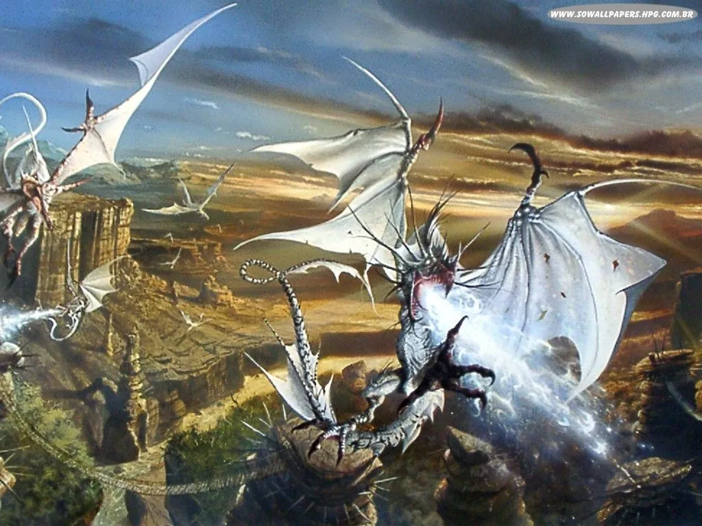 Dragones míticos que envuelven la fantasia con la realidad. Hermosos ...