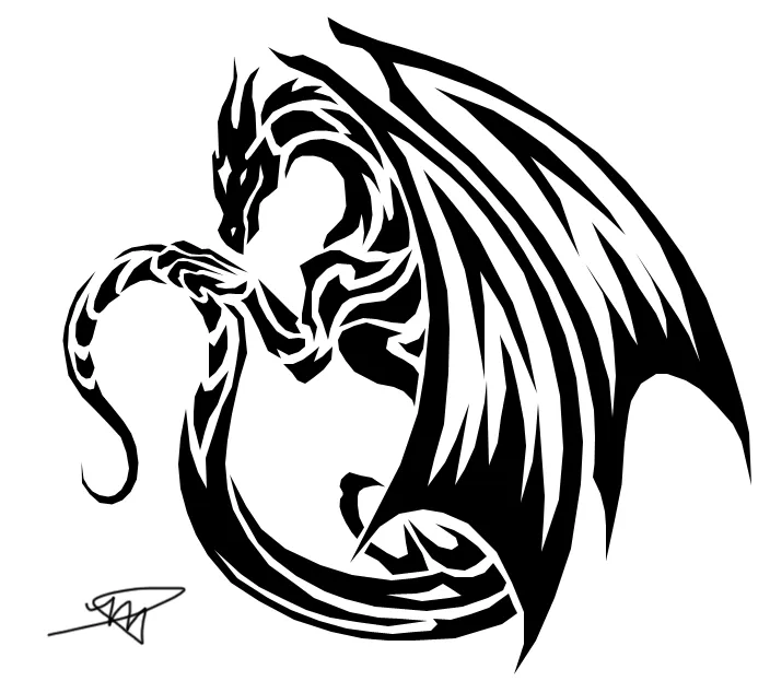 Dragones Tribales Png - ClipArt Best