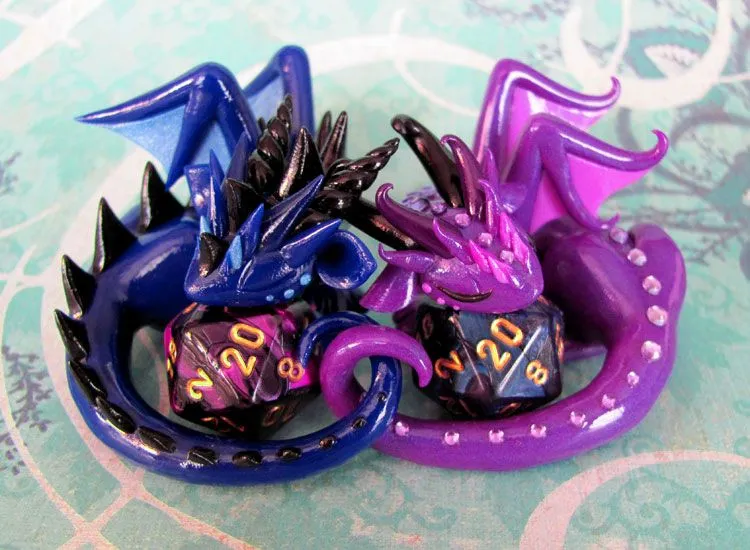 Dice Dragons by DragonsAndBeasties on deviantART