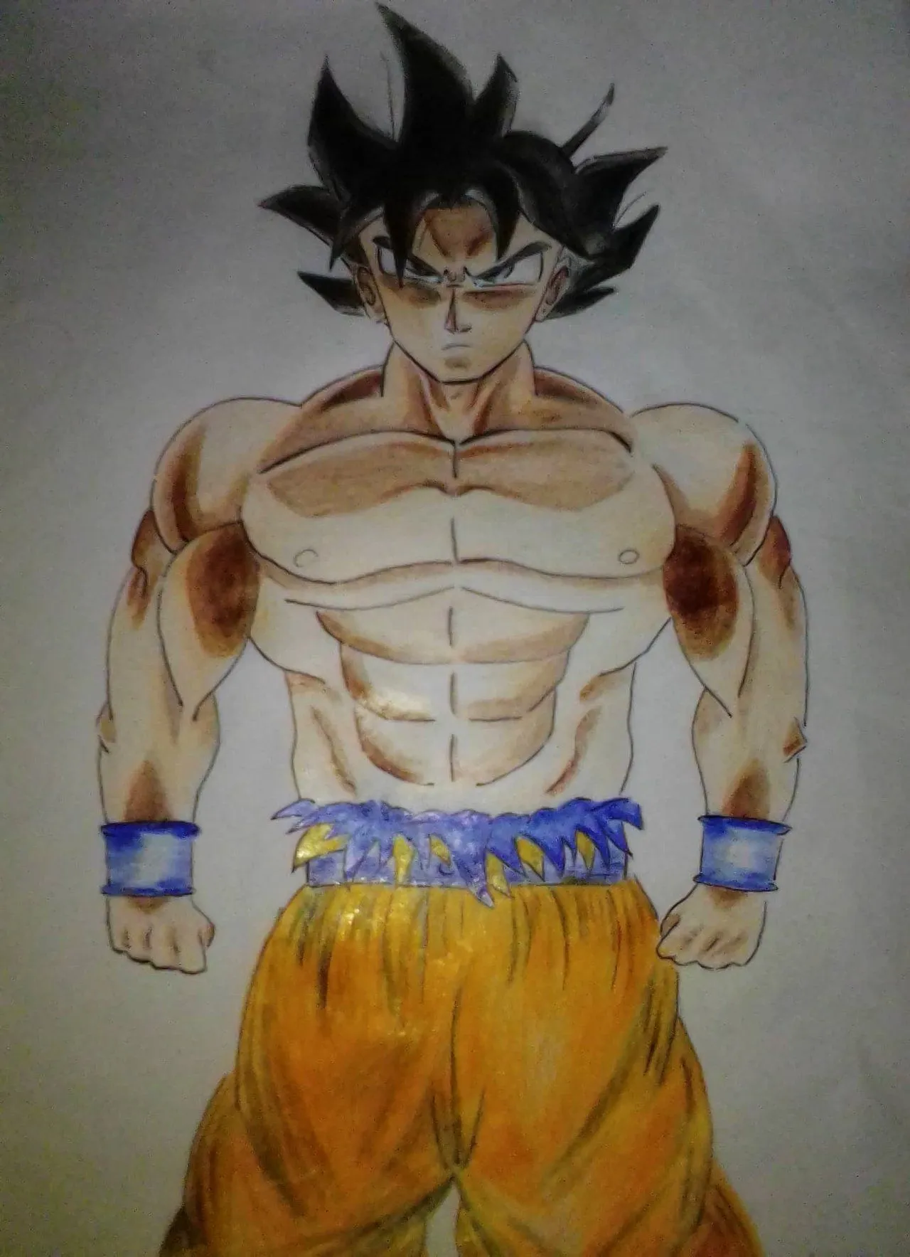 Drawing Goku ultra instinct! / Dibujando a Goku ultra instinto! [ESP-ENG] |  PeakD